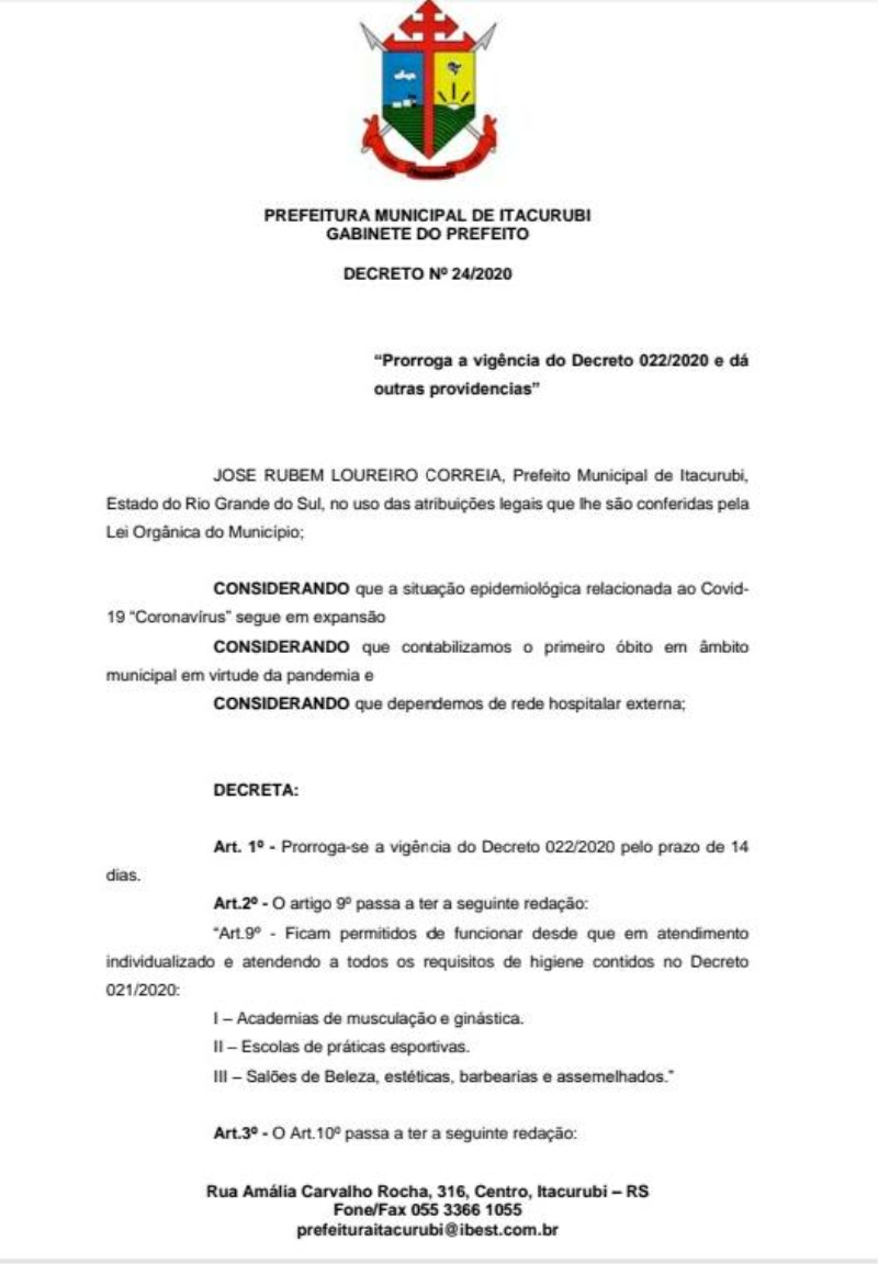DECRETO 24/2020